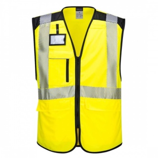 Portwest PW309 - PW3 Hi-Vis Executive Vest with Front Zip Opening  125g